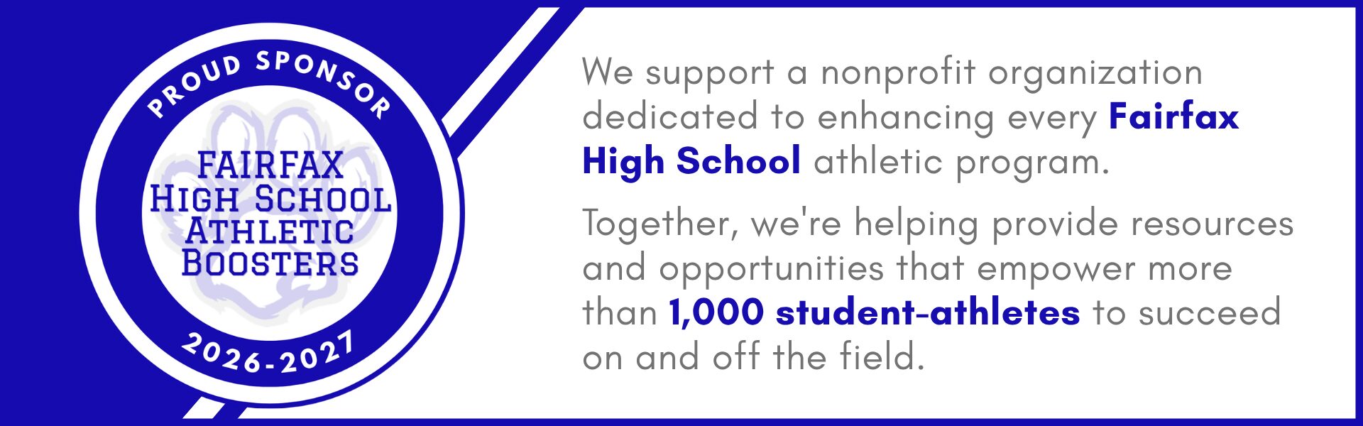 Proud Sponsor of Fairfax Schools